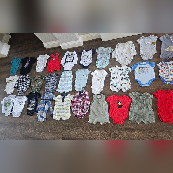 Baby Boys’ Onesies Bundle: 3 Months(30 Items) 💙